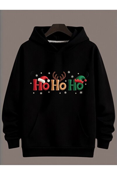 ArtYus Tricou unisex cu mânecă lungă Transfer MERRY CHRISTMAS HO HO HO NOEL c...