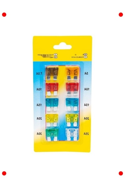 markentegra مجموعة فيوزات السيارات متعددة الأمبير (10 قطع)