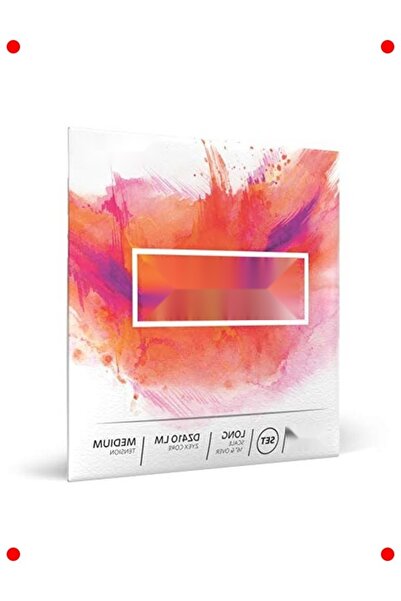 232premiumquality مجموعة أوتار فيولا، ألياف صناعية، طول طويل، توتر متوسط