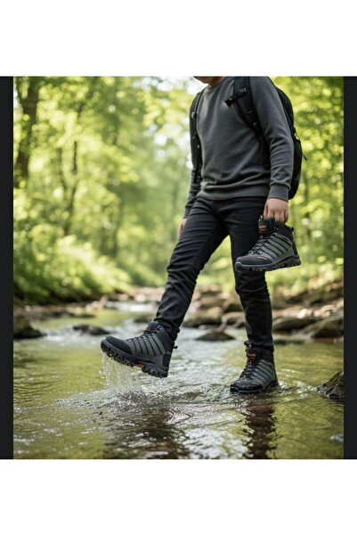 Dakırs 116 trekking bot su geçirmez ortapedik taban dikişli ve enjeksiyonlu kaymaz kauçuk taban