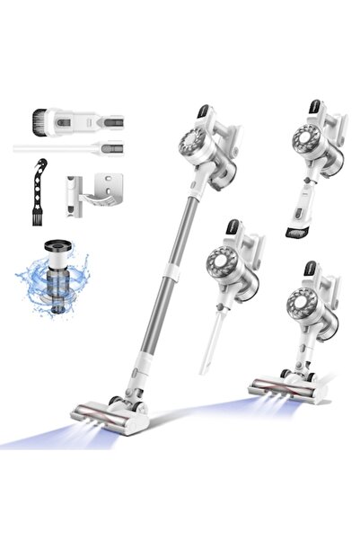 OEM Aspirator vertical 4 în 1, 250 W, fără sac, motor fără perii 20000 Pa, HEPA, umed și uscat, 75 dB