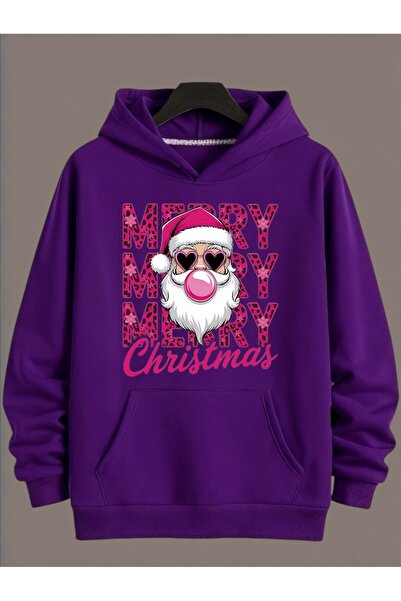 ArtYus Tricou unisex cu mânecă lungă Transfer MERRY CHRISTMAS NEW YEAR cu imp...