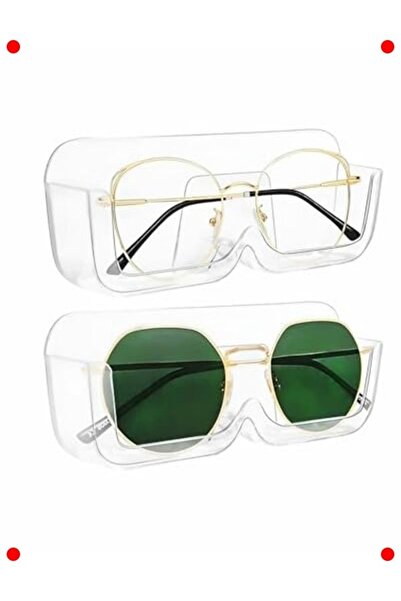 markentegra Wall Mounted Plastic Eyeglass Organizer Stand (2 Pieces)