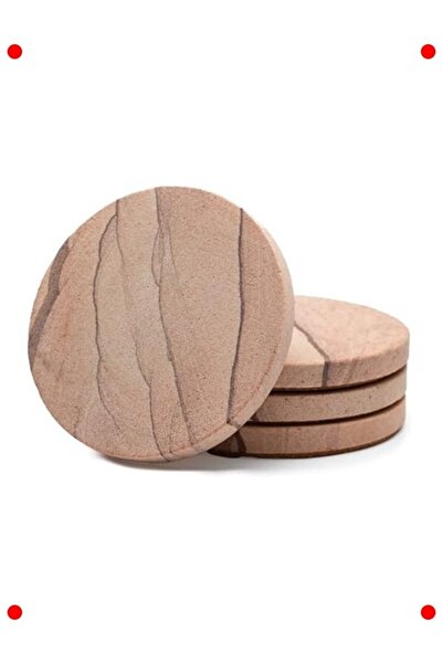 markentegra Natural Sandstone Coasters, Various Patterns