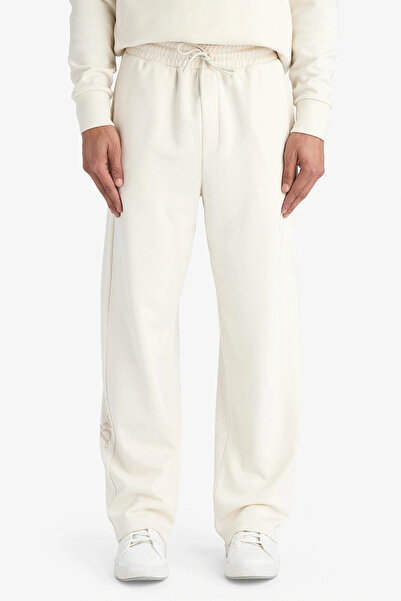 DeFacto G3651Axbg662 Beige Nba Brooklyn Nets Relax Fit Modal Jogger