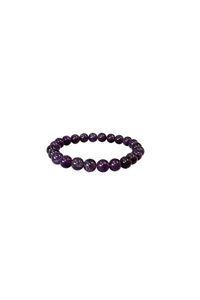 LAXMİ Uruguay Amethyst Bracelet 8mm A, for calming hyperactivity