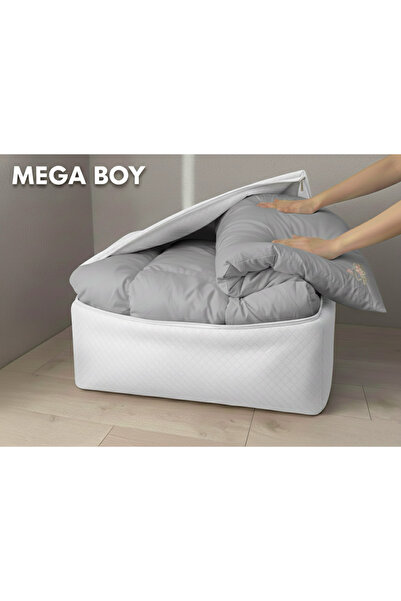 GÜMÜŞ hurç 1 Adet Mega Boy Lüx Mega Boy Yorgan Hurç Çok Amaçlı Yastık , Kıyaf...