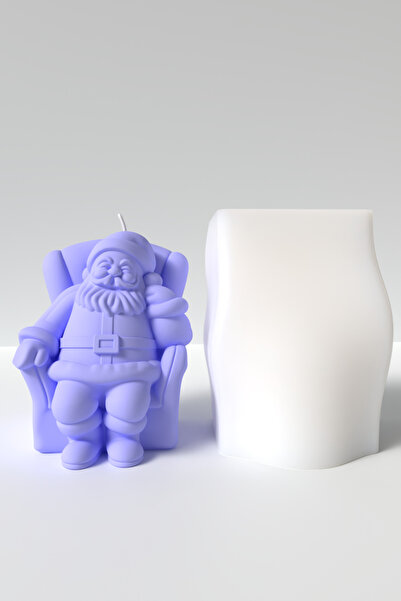 Cageartstudio Noel Baba Mum Silikon Kalıp M1 - Yılbaşı ve Christmas Temalı Mu...