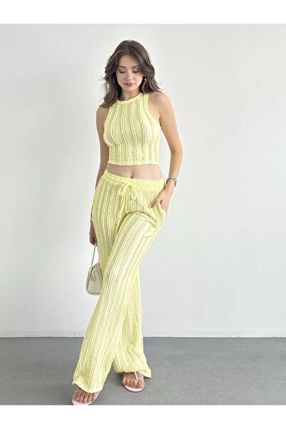 bbeox.com Crop Dikişli Takım