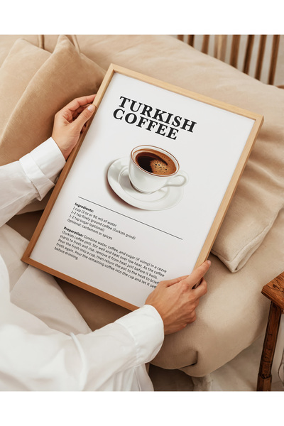 ARTHOUSECOLLECTIVE Turkish Coffee - Coffee Collection - Unframed Poster in Painting Sizes