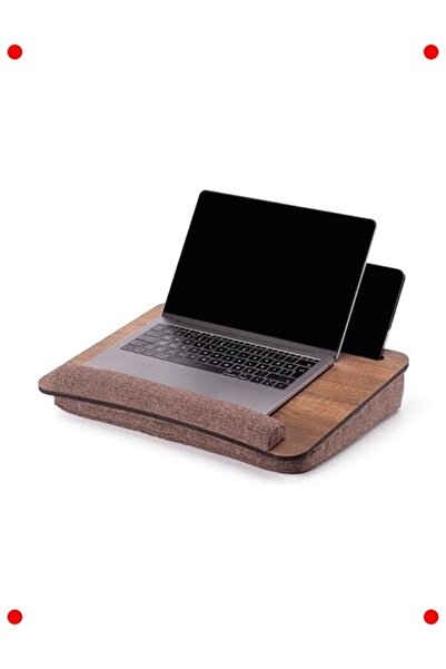 larstkas Cushioned Laptop Stand - Walnut Color