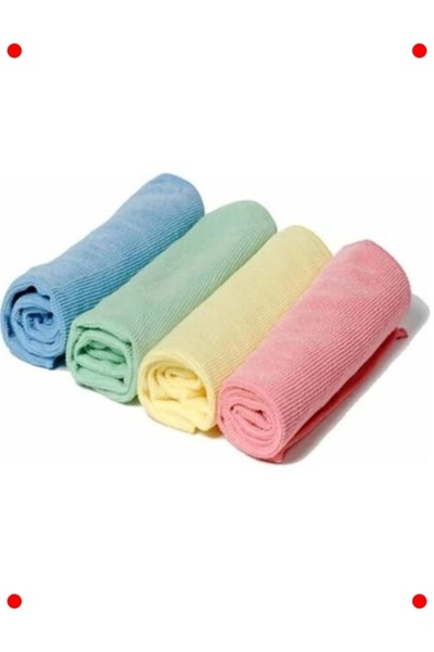 ulupazarlama مجموعة من 4 قطع من قماش الكروفايبر متعدد الأغراض للدراسات