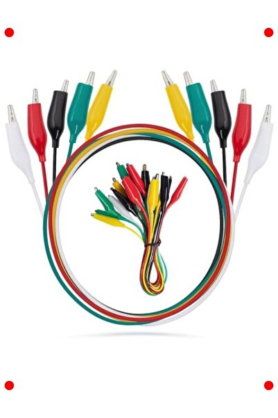 markentegra مجموعة كابلات اختبار ملونة مكونة من 10 قطع