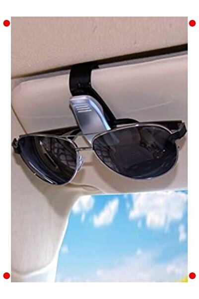 markentegra Clip-On Sunglasses Holder with Latch for Attaching to Sun Visor