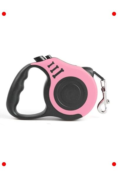 markentegra Retractable Dog Collar 3m Pink