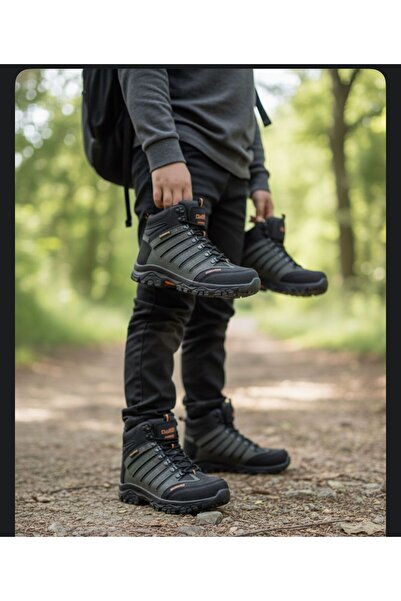 Dakırs 116 trekking bot su geçirmez ortapedik taban dikişli ve enjeksiyonlu kaymaz kauçuk taban