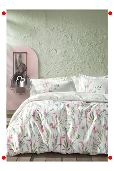 markentegra Ranforce Double Pink Duvet Cover Set