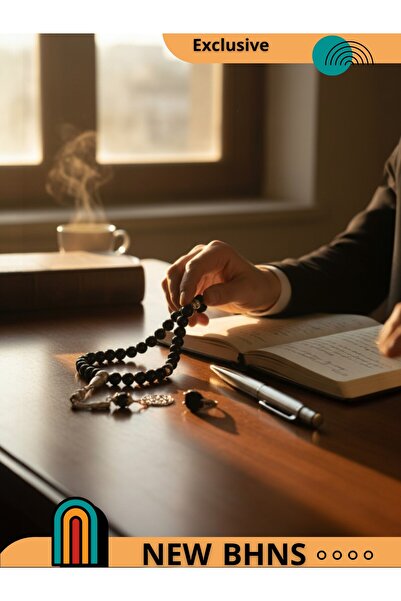 BHNS Luxury Men's Gift Set: Pen, Royal Ring (Size 6), 925 Sterling Silver, and Prayer Beads; Rings Gift Box for Men's Occasions