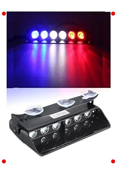 ulupazarlama Kırmızı-Ma Çakar İkaz Lambası 6 LED
