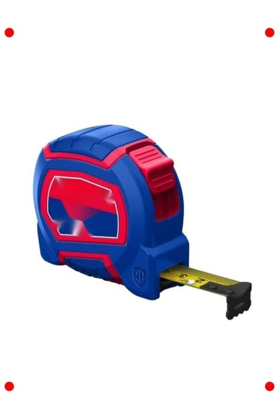 ulupazarlama شريط قياس فولاذي مطلي بالنايلون، 5 أمتار