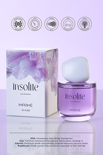 Imprime Insolite Edp Women's Perfume 50ml | Oriental & Floral | Lemon, Orange Blossom, Rose, Jasmine, Musk