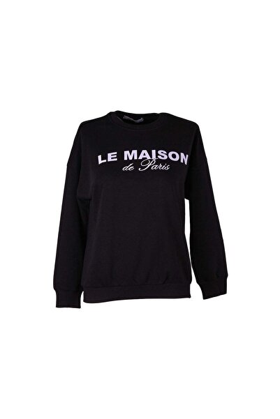 trender 26Ki40000063 Black Women's Sweatshirt 6602