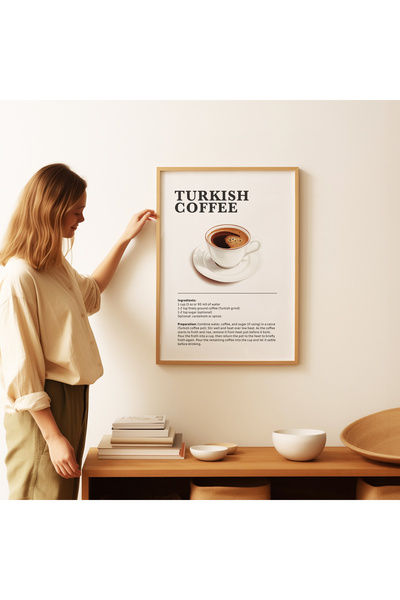 ARTHOUSECOLLECTIVE Turkish Coffee - Coffee Collection - Unframed Poster in Painting Sizes