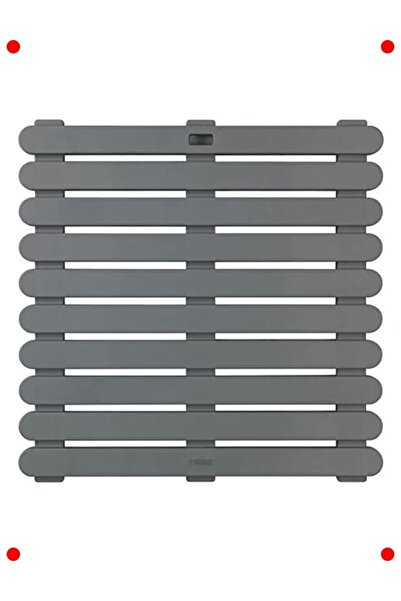 markentegra Non-Slip Indoor/Outdoor Bath Mat - Gray 55X55 cm