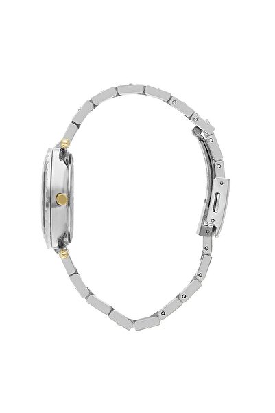 Slazenger Sl.09.2286.4.05 Women's Wristwatch |   32 mm Steel Case, Silver & Gold Color, Calendar Design