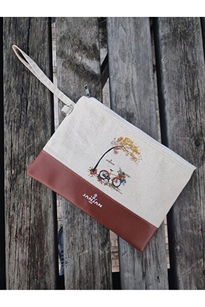 JANJAN Geantă portofoliu, geantă clutch, geantă de mână cu curea și portofel,...