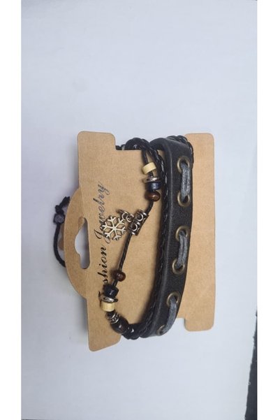 Generic Unisex leather bracelet
