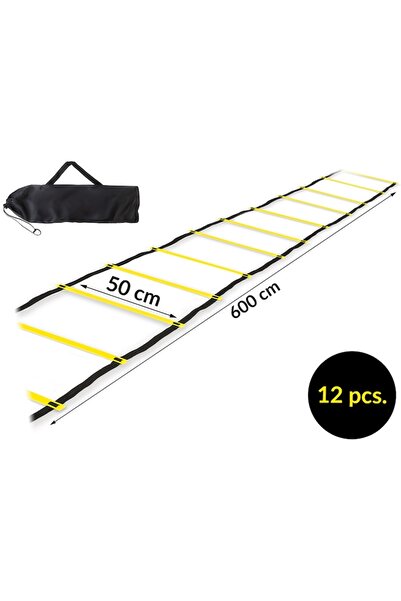 Neo-Sport Training Ladder with 12 Rungs NS-967, 6 m