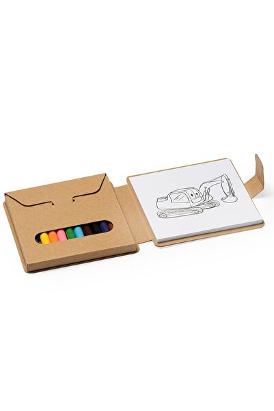 Nobrand Coloring Set with Drawings and Pencils