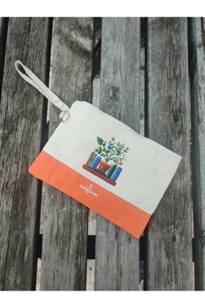 JANJAN حقيبة محفظة، حقيبة كلاتش، حقيبة يد بحزام ومحفظة، حقيبة يد من القماش الطبيعي