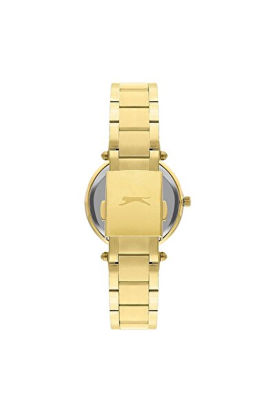 Slazenger Sl.09.2286.4.02 Women's Wristwatch |   32mm Gold Color Case, Multi-Indicator Dial