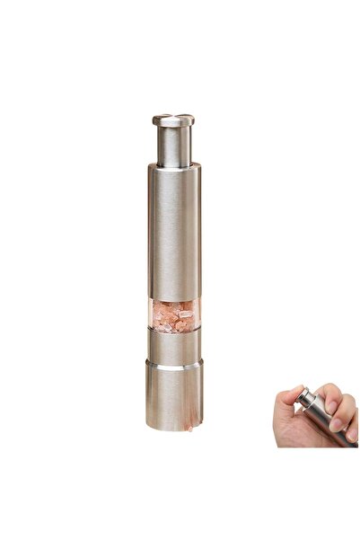 OEM Rasnita piper si sare, portabila de voiaj / camping, inox alimentar, acti...