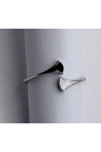 Velvet Minimalist 925 Sterling Silver Ring – Open Design, Modern and Elegant