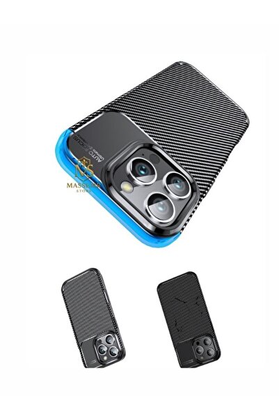 Massemr Samsung Galaxy S25 Compatible, Auto Focus Sensor Aligned Carbon Texture Case Camera Lens Cover