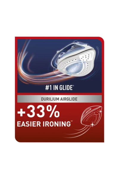 TEFAL Tefal Easygliss Plus Steam Iron – 2400W – Powerful Steam 190g/min FV5715