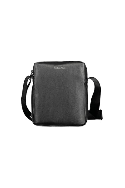 Calvin Klein Shoulder Bag, Adjustable Strap, Black, Logo