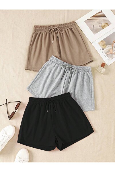 rocassi 3-LÜ Kadın Kısa Şort