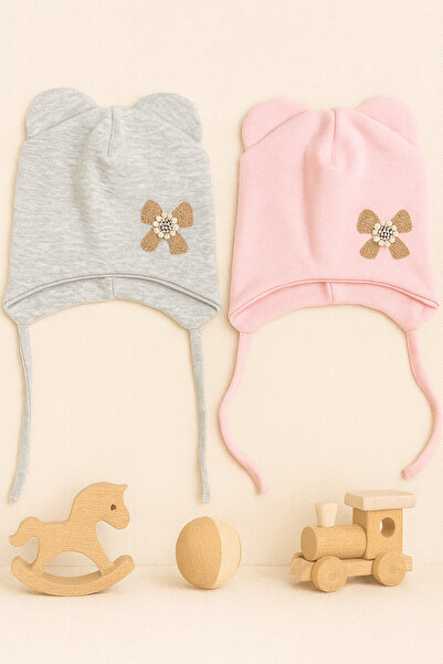 greenmoss قطن 100% ، قبعة طفل مزدوجة