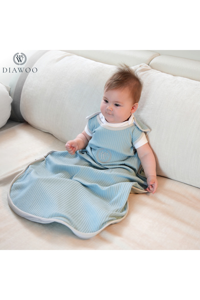 Diawoo Cocoon 4 Mevsim Merino Uyku Tulumu,org. Pamuk Dış Yüzey , 2–36 Ay Ayar...