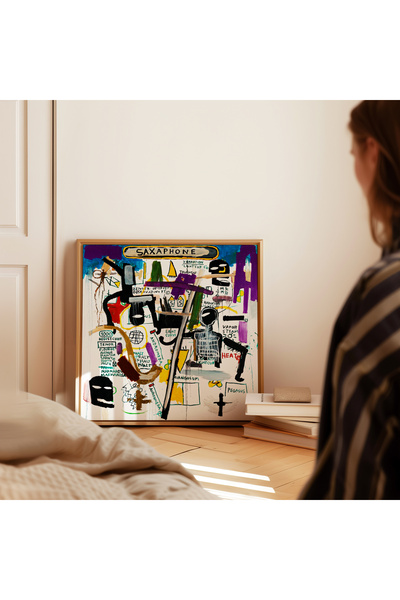 ARTHOUSECOLLECTIVE Jean - Michel Basquiat Poster - Square Poster - Unframed Poster in Painting Sizes