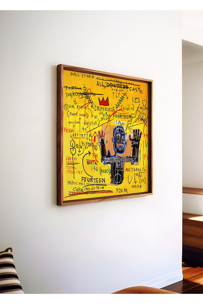 ARTHOUSECOLLECTIVE Jean - Michel Basquiat - Square Poster - Unframed Poster in Painting Sizes