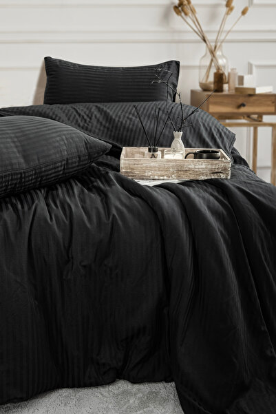 BESTİNA GOLD Cotton Satin Single Duvet Cover Set