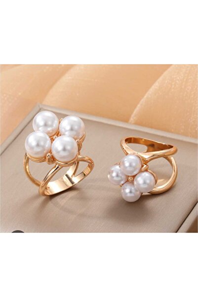 Bacoss Scarf-Fulle-Scarf with Four Pearls Design Large Size 2.8 cm (Bc-1258)