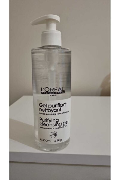 L'Oréal Professional Purifying Cleansing Hands&Nails Gel 400ml-El ve Tırnak Temizleme Jeli