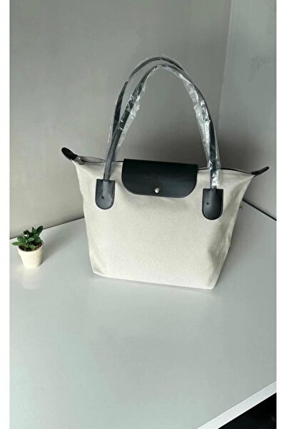 gül sezgin butik Women's White Canvas Shoulder Bag