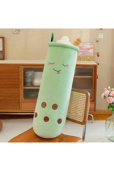 OEM Plus Boba Verde 100 cm – Pernă Kawaii Gigant, Jucărie Pufoasă XXL, Cadoul...